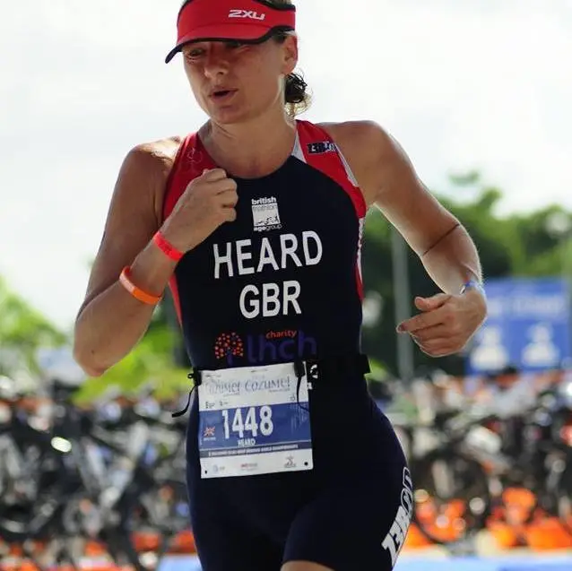 Myka Heard competing for GB